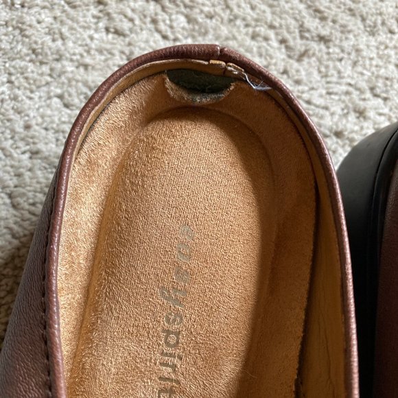 Easy Spirit Shoes | Leather Clogs From Easy Spirit Size 75 Wide | Poshmark